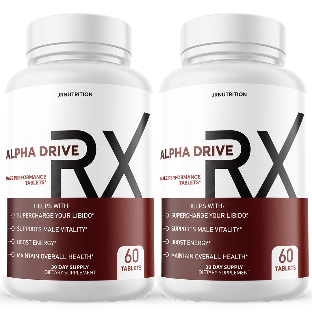 Alpha Drive XR - Male Enhancement Dietary Supplement 60 Tablets (2 Pack)